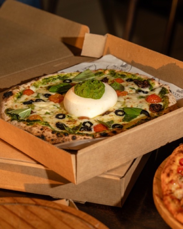 Pesto Burrata Pizza