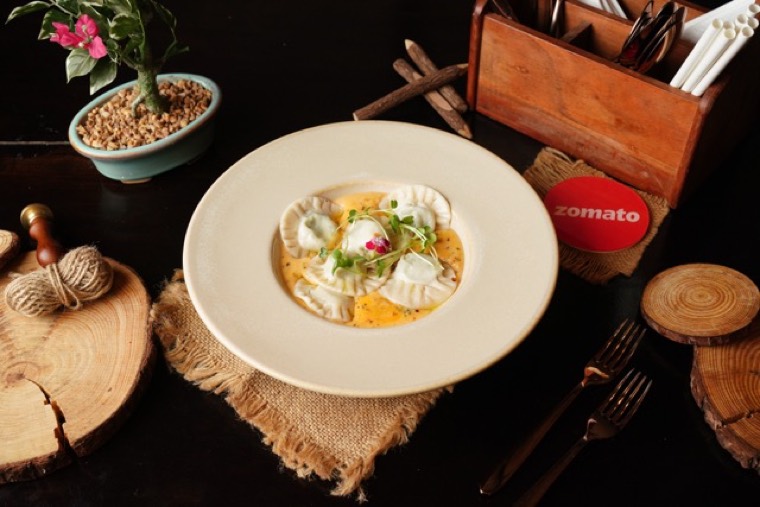 Spinach and Cottage Cheese Ravioli