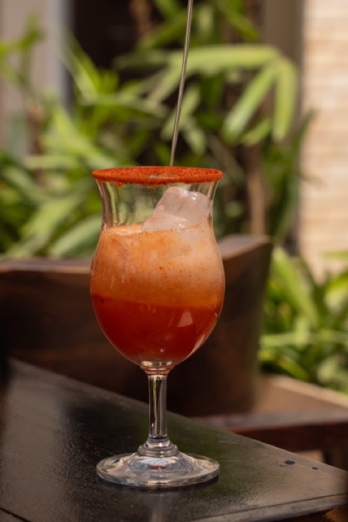 Strawberry Fire Fizz